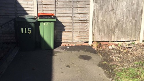Organized garage post-clearance in Chislehurst